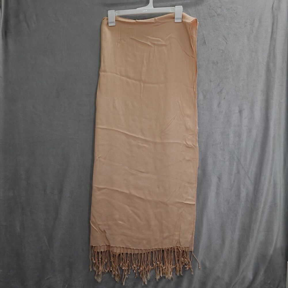 Bijoux Terner Scarf Women’s Shawl Wrap Pseudo Pashmina Fringe Soft Luxury Feel